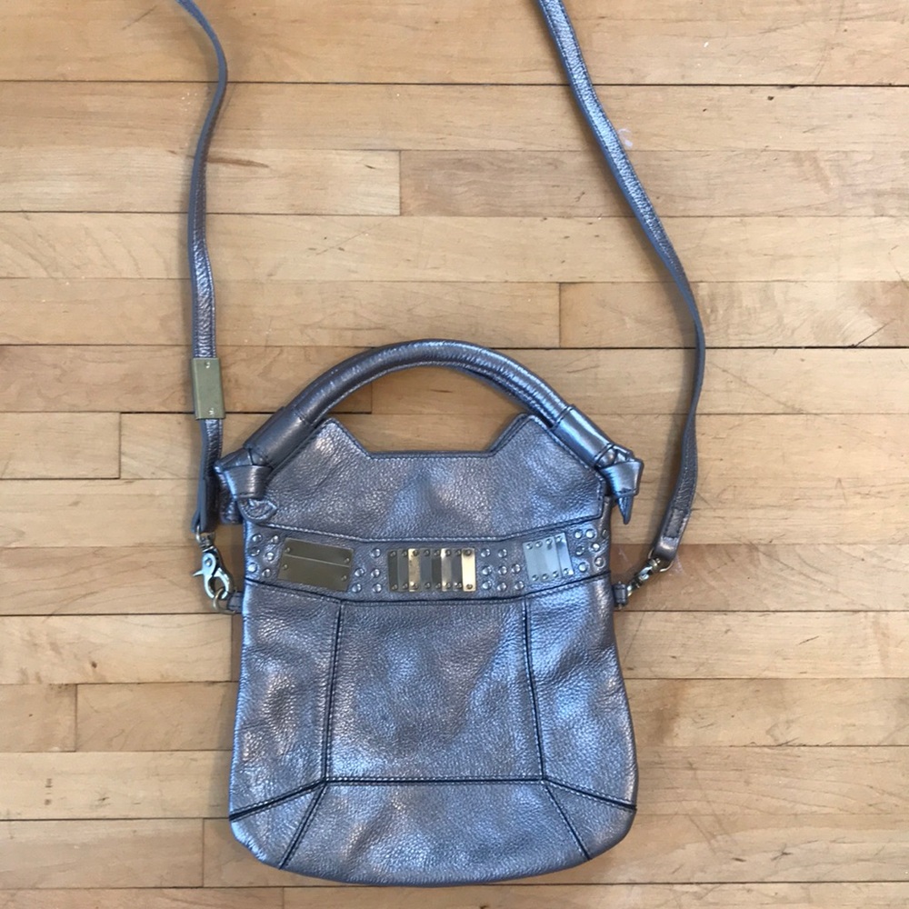 Silver Foley + Corinna purse